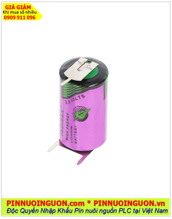 Tadiran SL-350, Pin nuôi nguồn PLC Tadiran SL-350 lithium 3.6v 1/2AA 1200mAh _Made in Israel